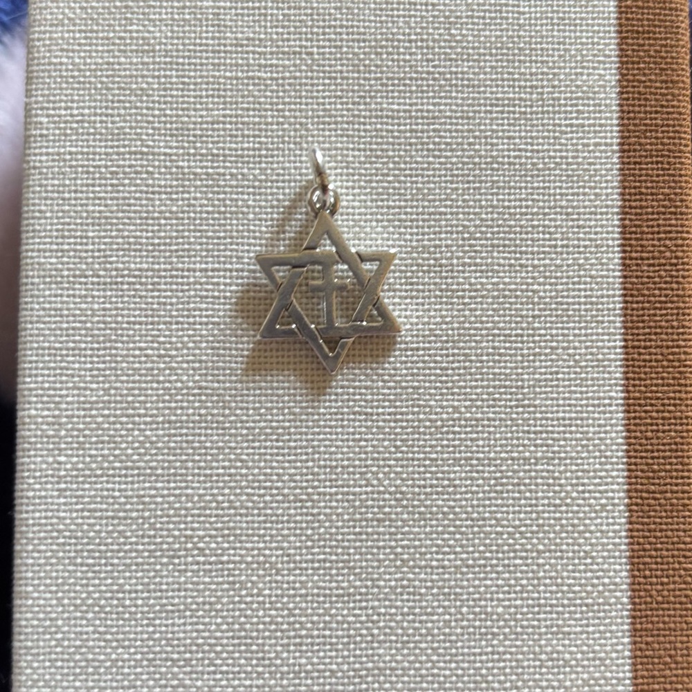 James Avery Star of David with Cross Charm - Retired Design